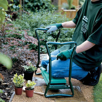 MANDOTOS Comfort Gardener Kneeler Ergonomic Foldable Garden Stool For Knees And Back - MANDOTOS