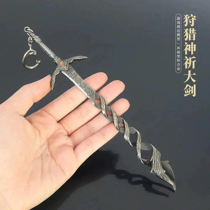 Mandotos Elden Ring God Sword Replica 22cm Metal Collectible Sword Display Piece - MANDOTOS