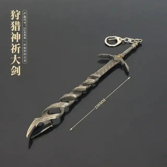 Mandotos Elden Ring God Sword Replica 22cm Metal Collectible Sword Display Piece - MANDOTOS