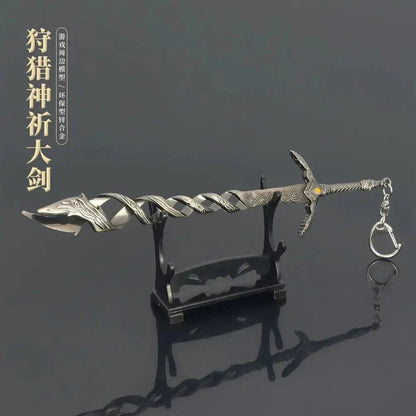 Mandotos Elden Ring God Sword Replica 22cm Metal Collectible Sword Display Piece - MANDOTOS