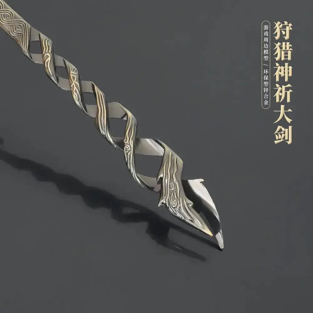 Mandotos Elden Ring God Sword Replica 22cm Metal Collectible Sword Display Piece - MANDOTOS