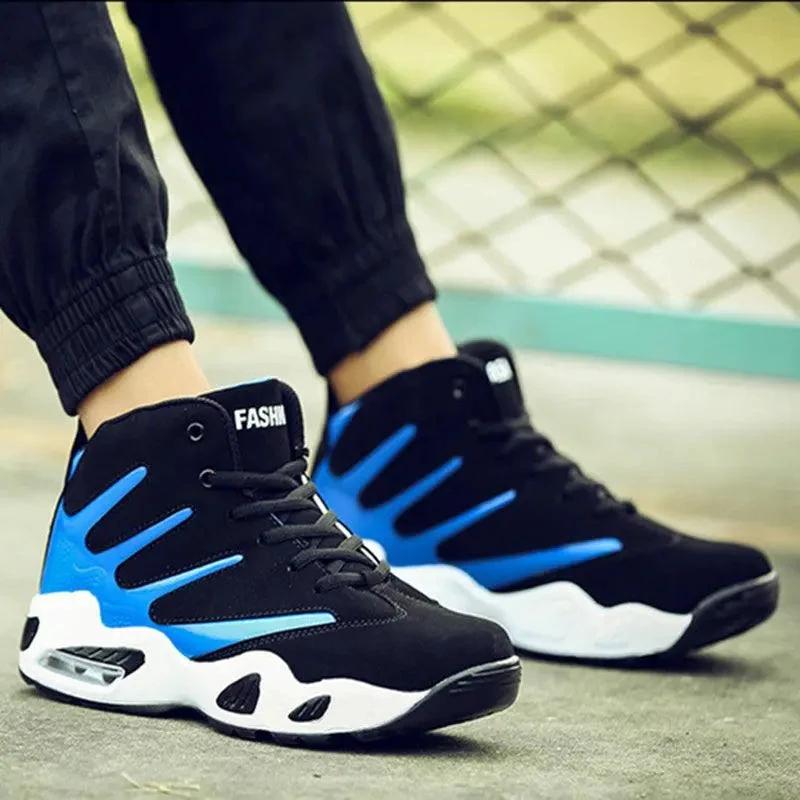 Men Air Cushion Basketball Shoes Wear-resistant Sneakers For Men Hommel Basketball Boots Sneakers Men - MANDOTOS