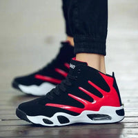 Mandotos men's air cushion basketball shoes with wear-resistant sole and supportive design for basketball and active wear.