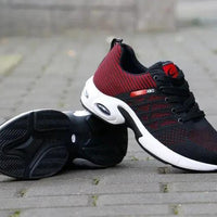 Mandotos men's casual outdoor shoes, breathable work shoes with comfortable design and sturdy sole for everyday wear.