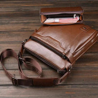Mandotos men's messenger bag with adjustable strap, multiple compartments, and durable fabric for everyday use.