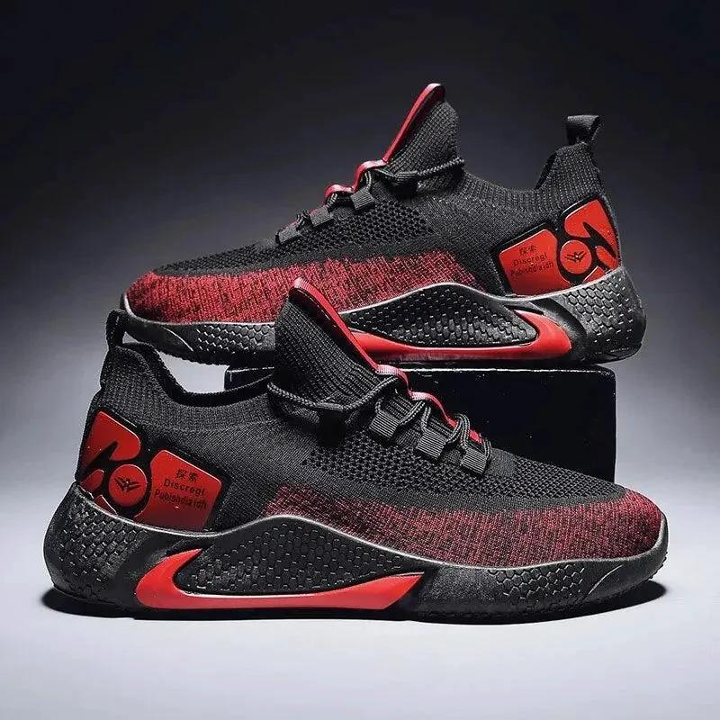 Men's athletic trainer shoes by MANDOTOS featuring breathable mesh uppers and cushioned soles for sports and active wear.