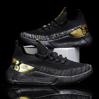 Mandotos men's athletic trainer shoes with breathable mesh upper and cushioned sole for running and training.