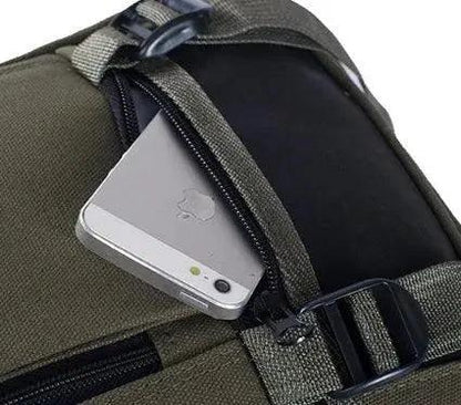 Men's Backpacks Canvas Backpack Student Bags - MANDOTOS