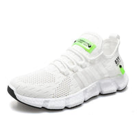 Men's Breathable Mesh Sports Shoes with Flying Weave Upper - MANDOTOS