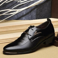 Men's casual leather shoes by MANDOTOS, featuring a sleek design with brown leather and comfortable lacing.