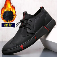 Men's chic leather sneakers by MANDOTOS featuring stylish design and comfortable fit, perfect for casual and trendy outfits.