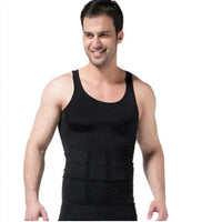 Mandotos men's contour shaper vest showing fitted design and smooth fabric for slimming and support.