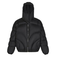 Men's MANDOTOS cotton padded coat with detachable hood, featuring a warm, padded design and casual style for cold weather.