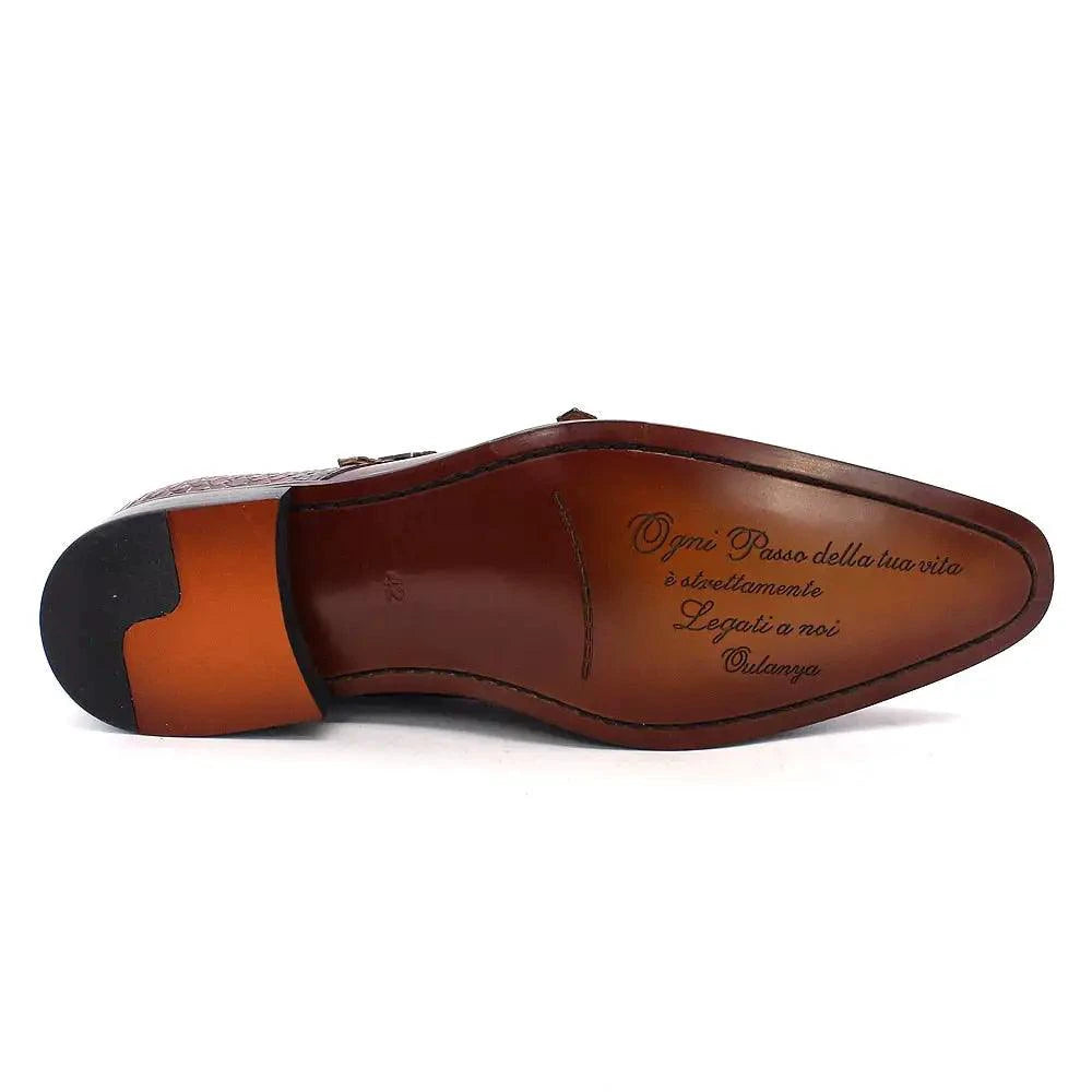 Men's Leather Oxford Shoes - MANDOTOS
