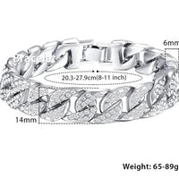 Men's gold chain bracelet by MANDOTOS featuring a sleek, luxurious design with polished links for a stylish accessory.