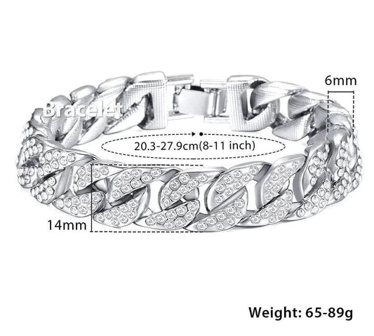 Men's Luxe Gold Chain Bracelet - MANDOTOS