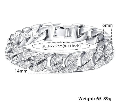 Men's Luxe Gold Chain Bracelet - MANDOTOS