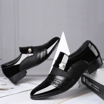 Men's Luxury Leather Loafers - MANDOTOS