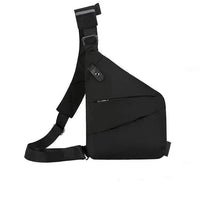 Mandotos men's multifunctional shoulder bag with sports chest pack design, compact and versatile for outdoor activities.