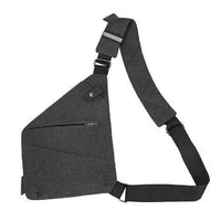 Men's multifunctional shoulder bag by MANDOTOS, sporty chest pack with multiple compartments and adjustable strap.