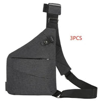 Mandotos men's multifunctional shoulder bag with sports chest pack design, for outdoor and casual use.