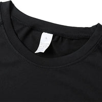 Mandotos men's short sleeve compression rash guard shirt, quick-dry athletic top designed for gym workouts and active summer wear.