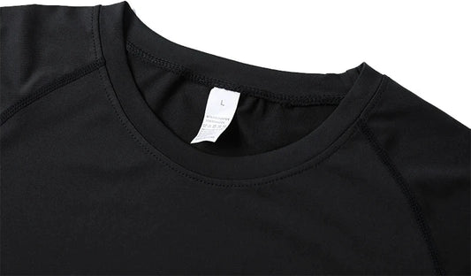 Men's Print Compression Shirts Summer Short Sleeve Rash Guard Gym Workout T-shirt Athletic Quick Dry Baselayer Undershirts Tops - MANDOTOS