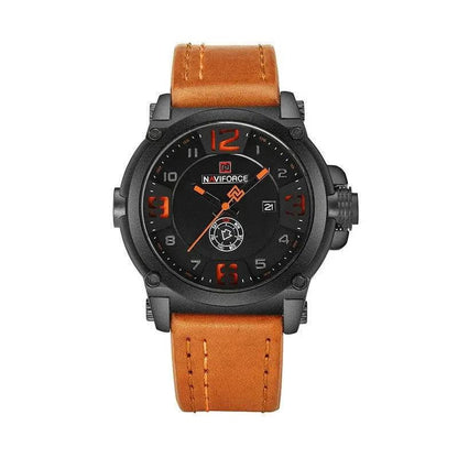 Men's Quartz Watch - Calendar Water Resistant Timepiece - MANDOTOS