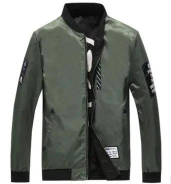 Men's Reversible Flight Jacket for Autumn &Winter - MANDOTOS