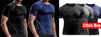 Men's Running Shorts Quick-drying Fitness Black Double Layer Shorts Men New Sport Workout Training Bodybuilding Short Pants - MANDOTOS