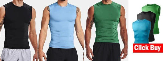 Men's Running Shorts Quick-drying Fitness Black Double Layer Shorts Men New Sport Workout Training Bodybuilding Short Pants - MANDOTOS