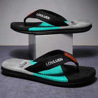 Mandotos men's elegant comfort sandal with leather straps and cushioned sole, ideal for casual and summer wear.