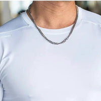 Mandotos men's long sleeve sports fitness shirt, quick-dry outdoor badminton and running top, lightweight casual bodybuilding sportswear