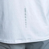 Mandotos men's long sleeve sports fitness shirt, quick-dry badminton and running top for outdoor training and bodybuilding.