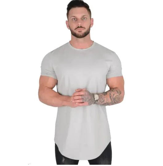 Men's Summer Muscle T-Shirt for Gym Workouts MANDOTOS INTERNATIONAL