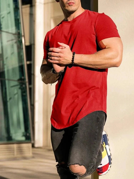 Men's Summer Muscle T-Shirt for Gym Workouts MANDOTOS INTERNATIONAL