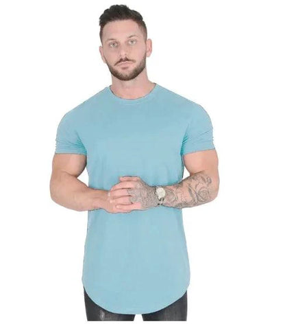 Men's Summer Muscle T-Shirt for Gym Workouts MANDOTOS INTERNATIONAL