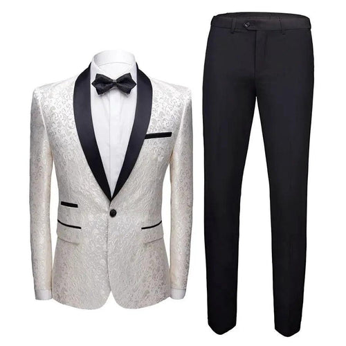 Men's Wedding Suit Set - Formal Dress Suit - MANDOTOS