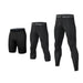 Mens Compression Pants Tights Cool Dry Leggings Sports Baselayer Running Tights Athletic Workout Active Shorts - MANDOTOS