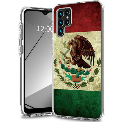 Mexico Flag S23 Ultra Hybrid Case - Show Your Pride with Durable Protection! - MANDOTOS