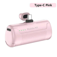 Mandotos Mini Power Bank 4500mAh portable charger with USB port for smartphone and device charging.