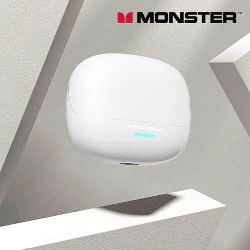Monster MQT52 Wireless Bluetooth 5.4 Earphones Long Battery Life Gaming Headphones Dual Mode HIFI Stereo Sound Headset With Mic - MANDOTOS