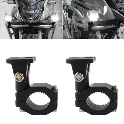 Motorcycle Crash Bars Foglights Mounting Bracket Motorbike Highway Bar Driving Light Mount Crash Bars Spotlight Mount Clamp MANDOTOS