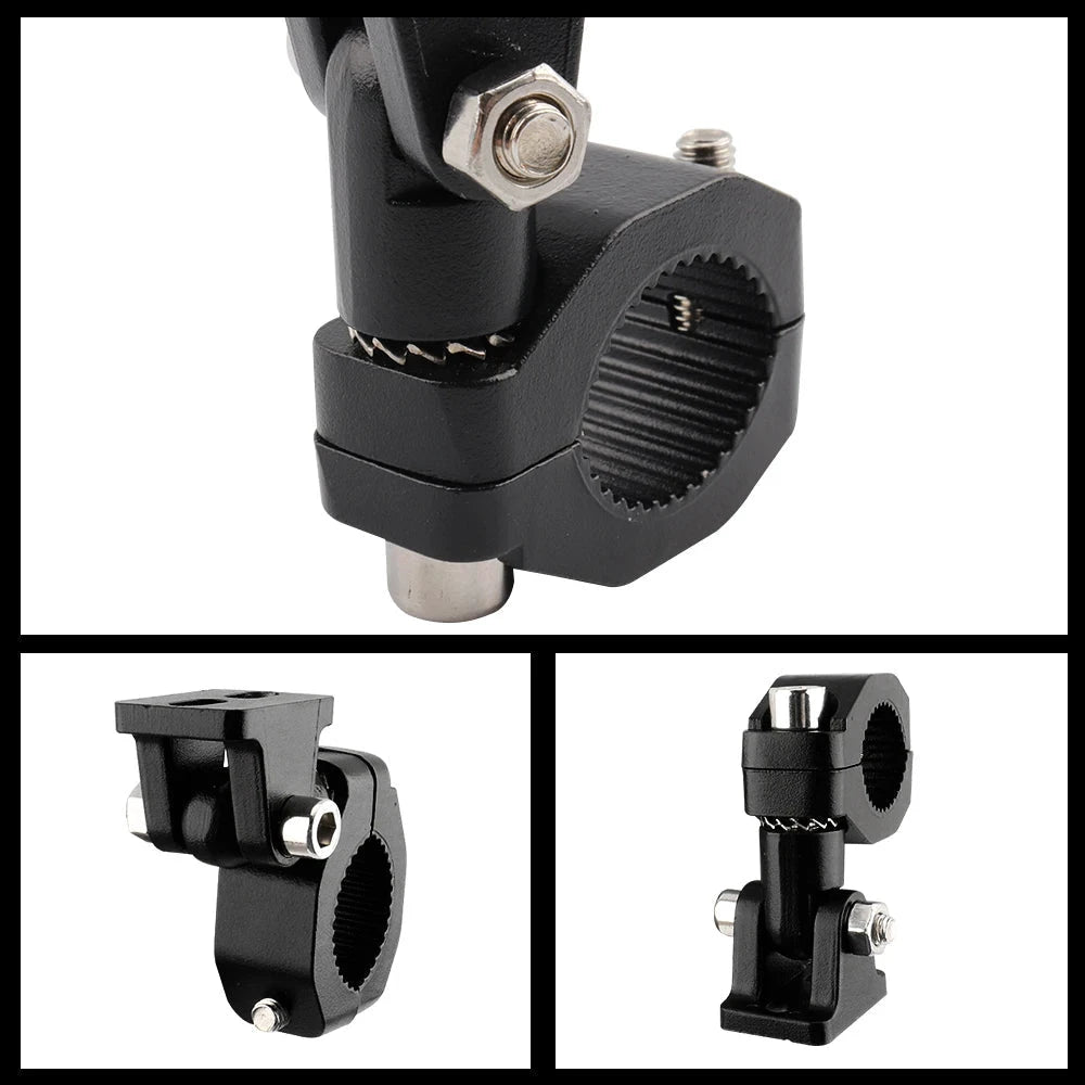 Motorcycle Crash Bars Foglights Mounting Bracket Motorbike Highway Bar Driving Light Mount Crash Bars Spotlight Mount Clamp MANDOTOS