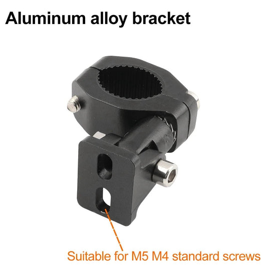 MANDOTOS motorcycle crash bars with foglight mounting brackets and highway light clamps for motorbike driving lights.