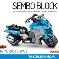 Mandotos motorcycle model educational toy with detailed plastic motorcycle replica for kids' learning and play.