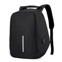 Mandotos water-resistant USB charging computer notebook backpack bag with multiple compartments and padded straps.