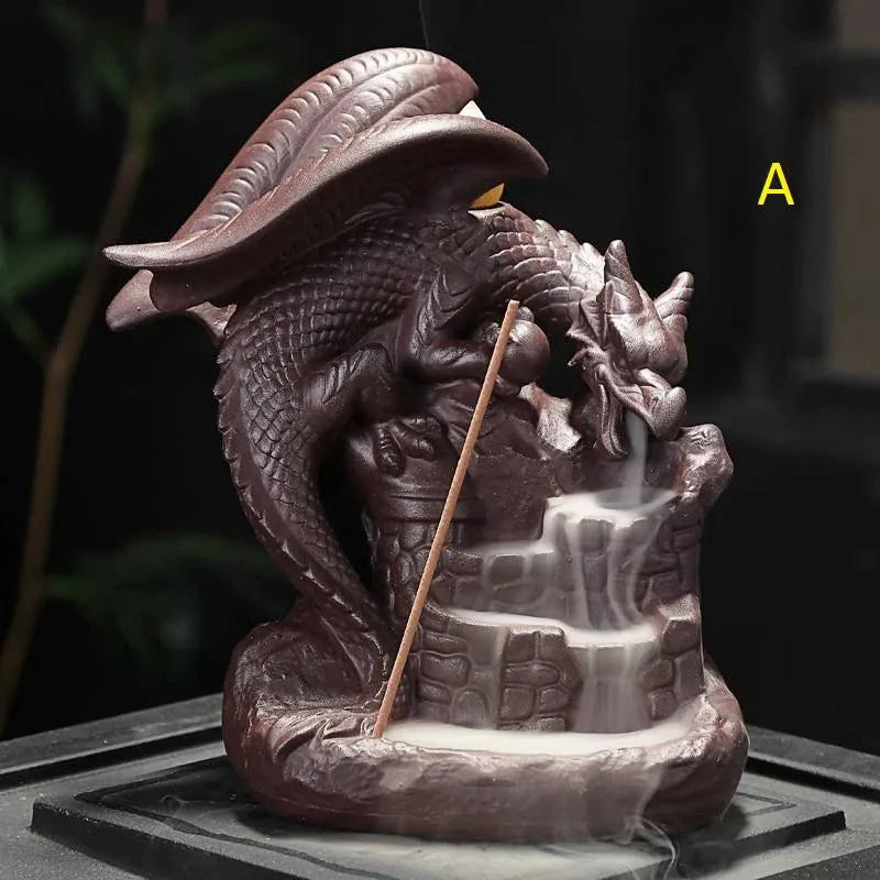 Mystic Dragon Incense Tower - MANDOTOS