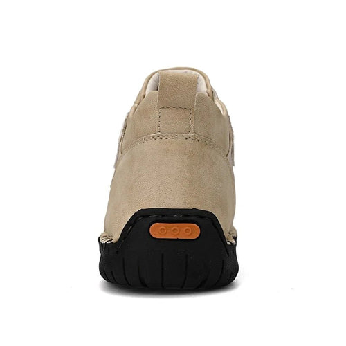 New 2025 Handmade Leather Casual Men Shoes Design Sneakers Man Breathable Leather Shoes Men Ankle Boots Outdoor MANDOTOS