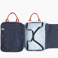 Mandotos men's and women's large capacity waterproof luggage and business bags with multiple compartments and sleek design.